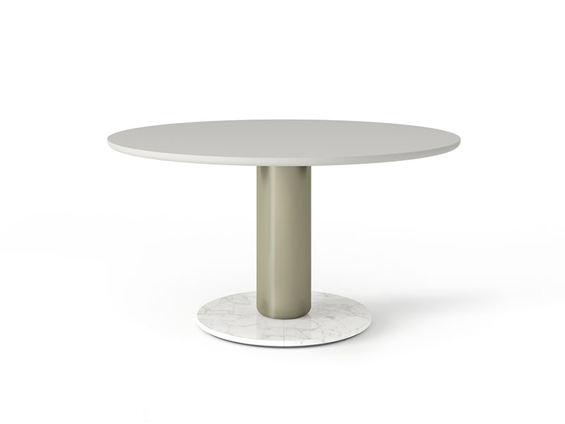 Photo d'une Table Fly au design sphérique épuré de chez Mobenia