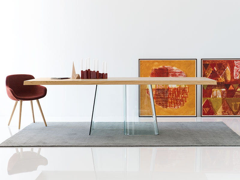 Photo d'une Table de repas Volo au Design italien de grande qualité de chez Calligaris