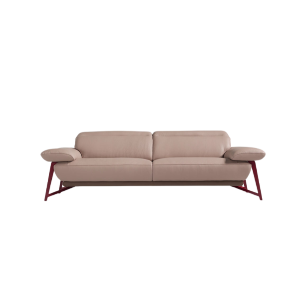 canapé anais 2 places egoitaliano disponible en cuir ou tissus choix des pieds personnalisables