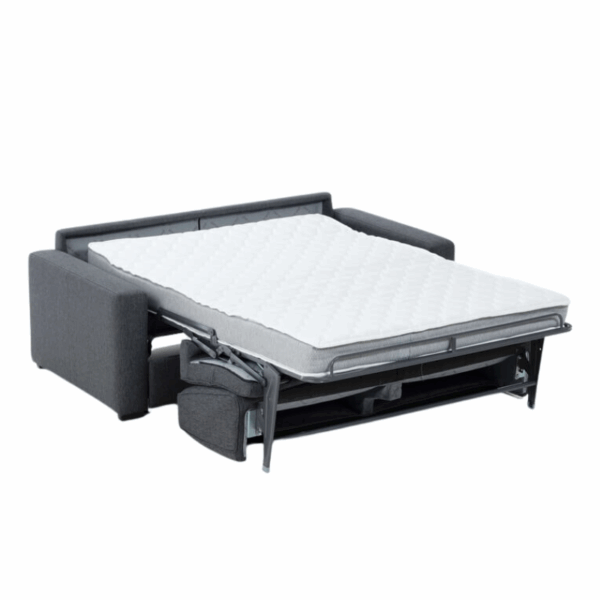 canapé convertible sl 04 matelas 18cm inclus sommier en acier électrosoudé
