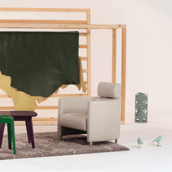 fauteuil negresco neology en cuir ou tissus avec relaxation et pieds metalliques