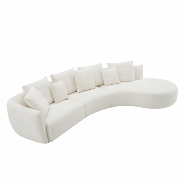 canapé colombus en angle avec meridienne moelleux confortable accoudoirs hauts et fins