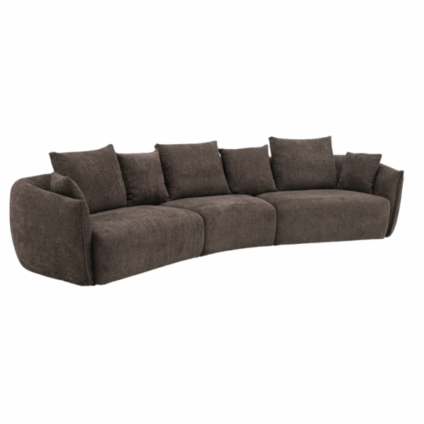 canapé colombus 3 places modulable confortable pieds plastiques