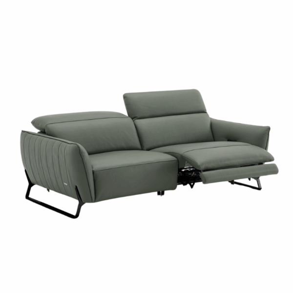 canapé relaxation richmond structure en bois massif, confort ergonomique, pieds en acier inoxydable