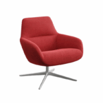 fauteuil ergo low compact design scandinave pivotant