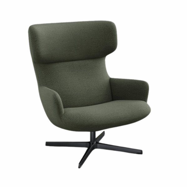 fauteuil kebe victoria assise et accoudoirs larges en tissus ou cuir