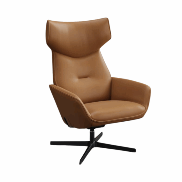 fauteuil palma kebe avec inclinaison pieds pivotant et appuie-tête réglable tissus ou cuir