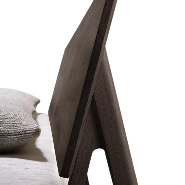 lit air ethnicraft en bois massif noir tete de lit design simple scandinave