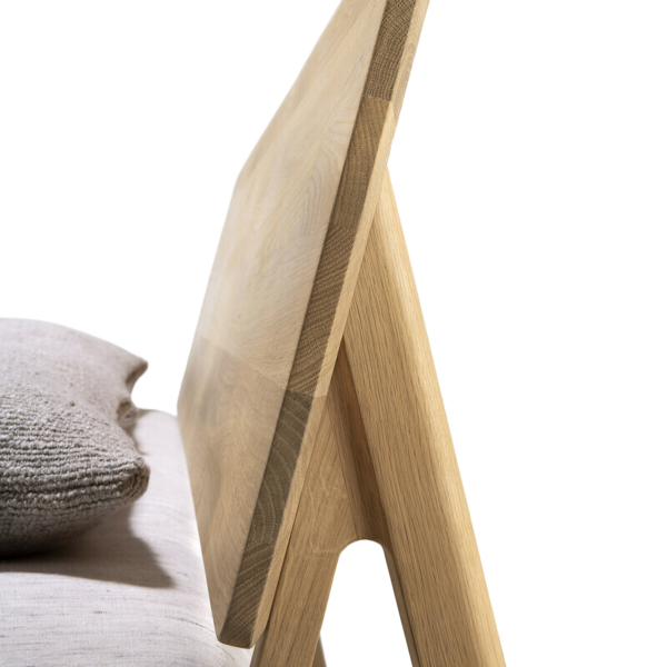 lit air ethnicraft en bois massif pieds et tete de lit design fin