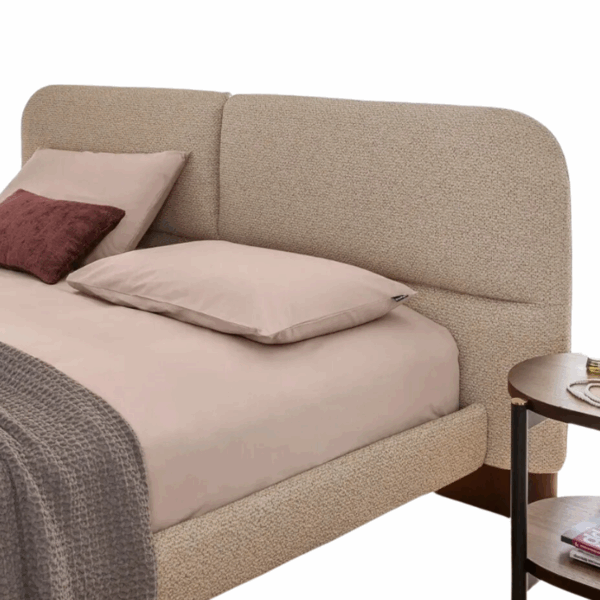 lit kilian round calligaris lignes fortes et marquées