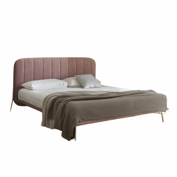 lit le marais calligaris moderne et simple pieds métal fins et épurés