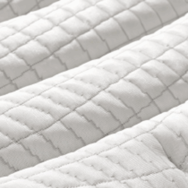 matelas Artic avec technologie Cooltech, dissipation de chaleur, sensation de fraîcheur, tissu Tencel, respirabilité supérieure, soja profilé, trois densités, fermeté moyenne haute