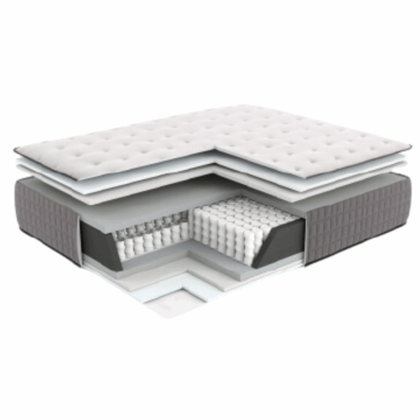 matelas Venus, ressorts parallèles ensachés, soutien moyen haut, fibre siliconée, Drysoft, sensation douce, sensation souple, confort optimal