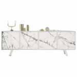 buffet secret calligaris design moderne contemporain pieds métalliques personnalisable rangement étagères