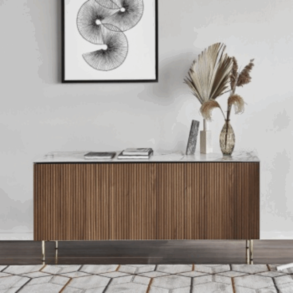 buffet universal design moderne pieds métal fin calligaris